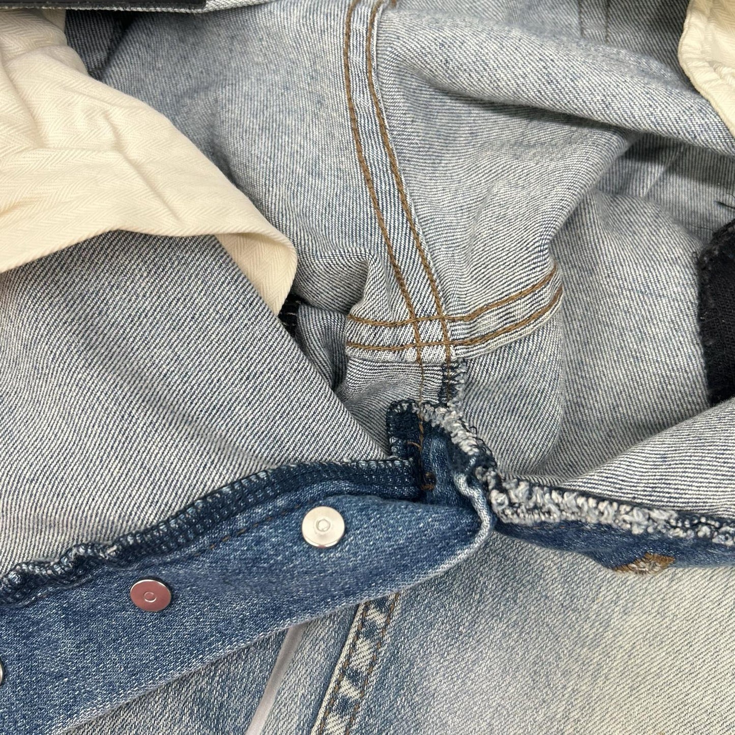 FAGASSENT AXCEL BLOW Damaged Skinny Pants Blue Size 26