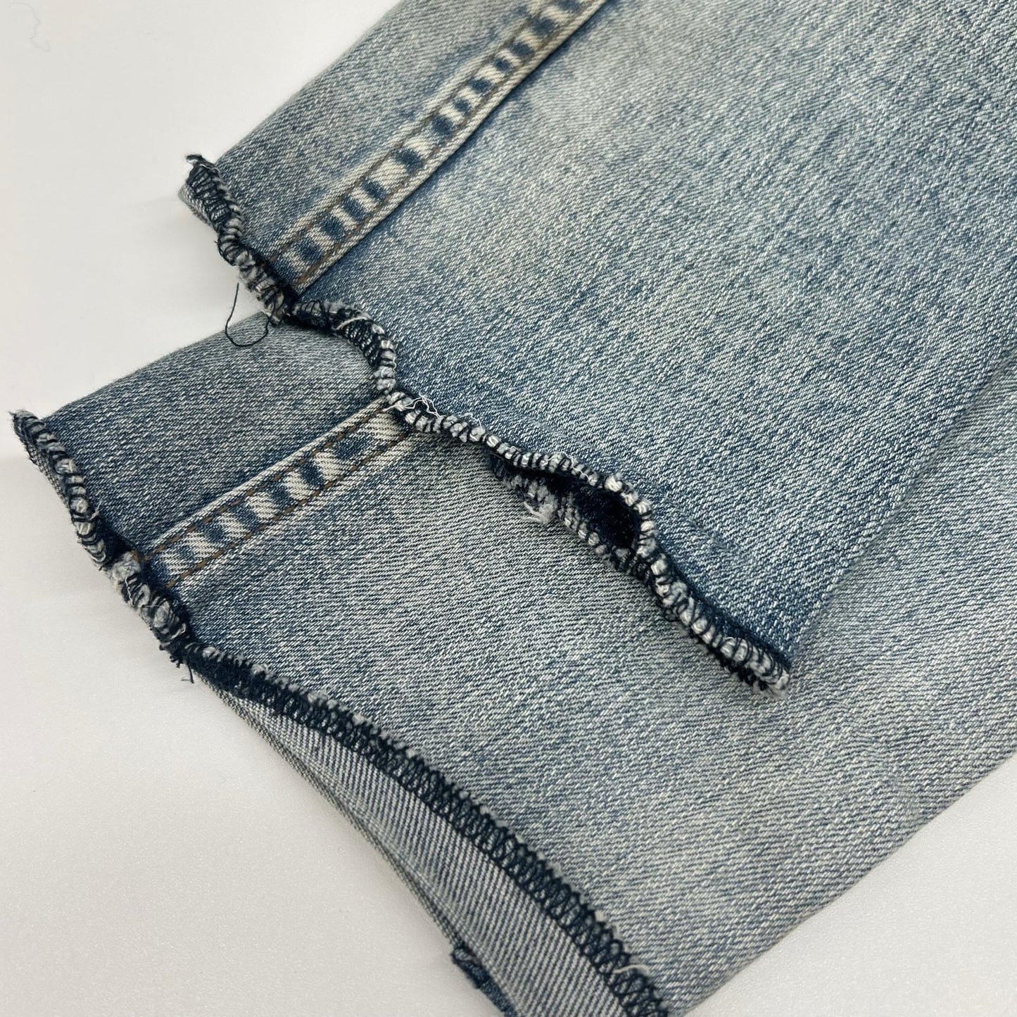 FAGASSENT AXCEL BLOW Damaged Skinny Pants Blue Size 26