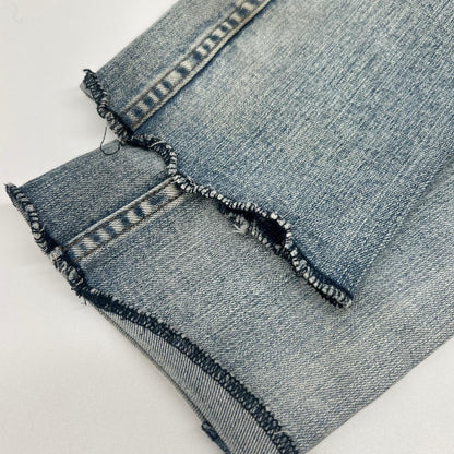 FAGASSENT AXCEL BLOW Damaged Skinny Pants Blue Size 26