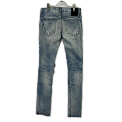 FAGASSENT AXCEL BLOW Damaged Skinny Pants Blue Size 26
