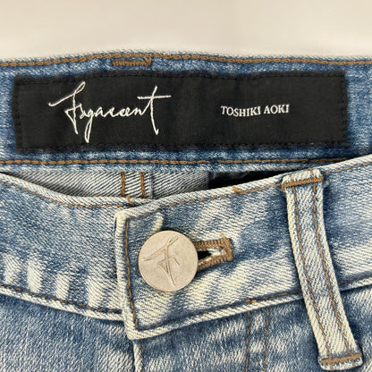 FAGASSENT AXCEL BLOW Damaged Skinny Pants Blue Size 26