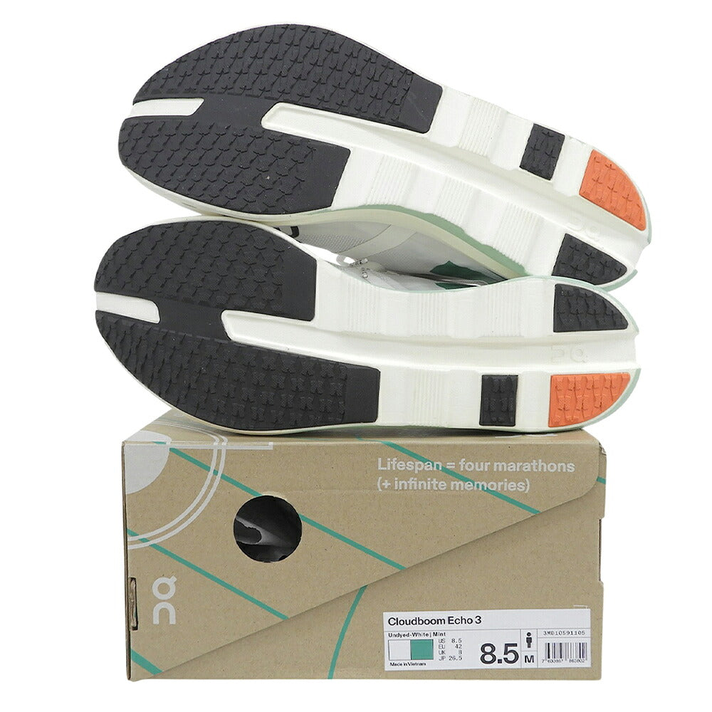 On Cloudboom Echo3 Low-Top Sneakers White/Mint Size 8.5(US)
