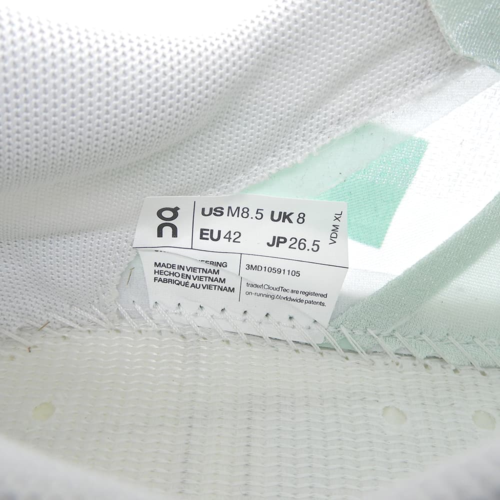 On Cloudboom Echo3 Low-Top Sneakers White/Mint Size 8.5(US)