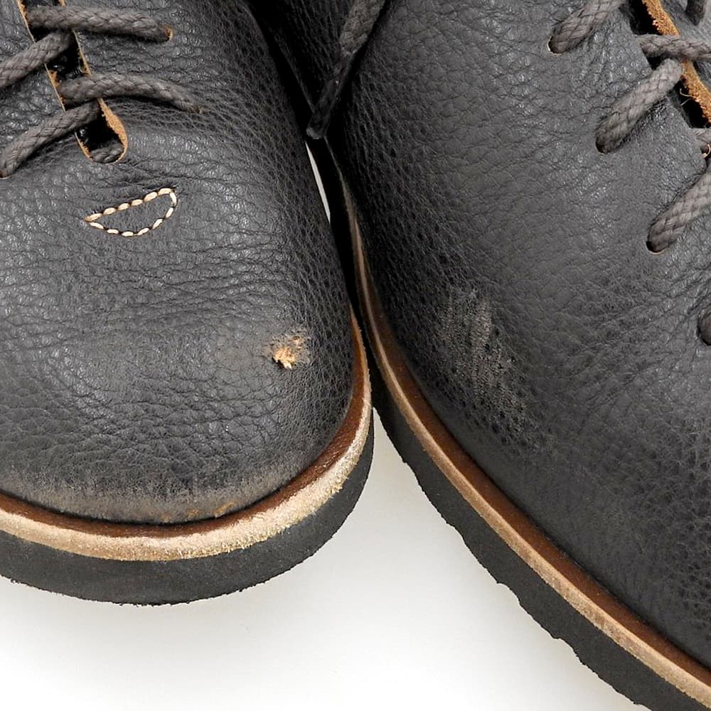 KOTOKA Tatsuno Natural Grain Black Sneakers Black Size 26.5
