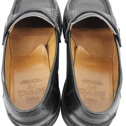 Berwick Leather Coin Loafer Black Size 6.5