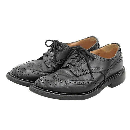 Tricker's BOURTON Wingtip Sneakers Black Size 7.5