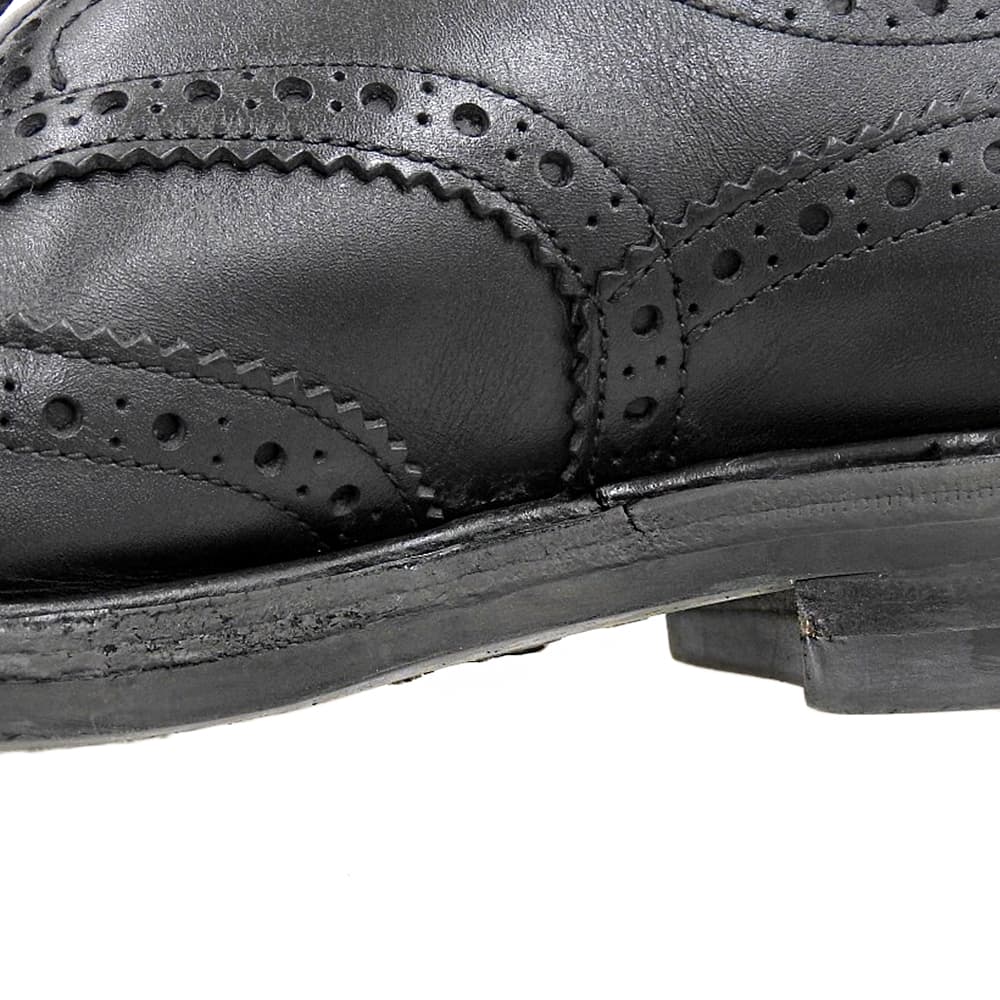 Tricker's BOURTON Wingtip Sneakers Black Size 7.5