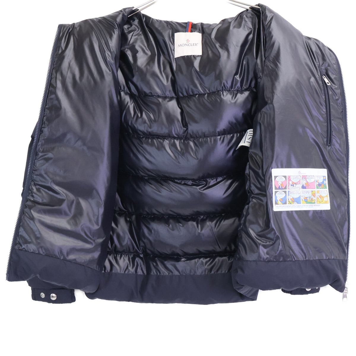 MONCLER CARDERE GIUBBOTTO '23 Hooded Jacket Navy Size 3