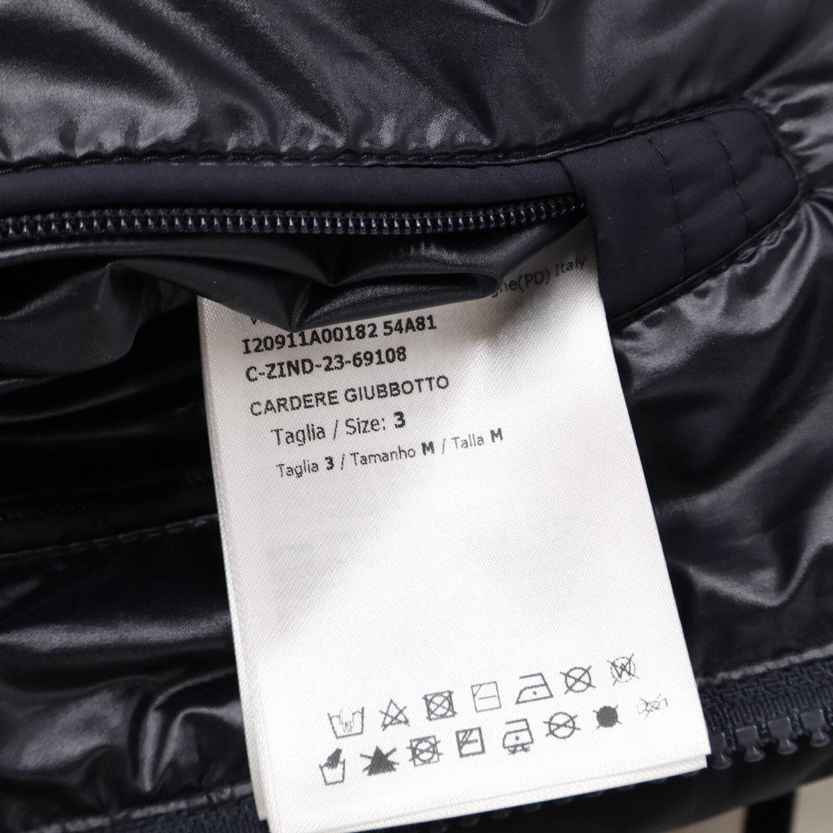 MONCLER CARDERE GIUBBOTTO '23 Hooded Jacket Navy Size 3