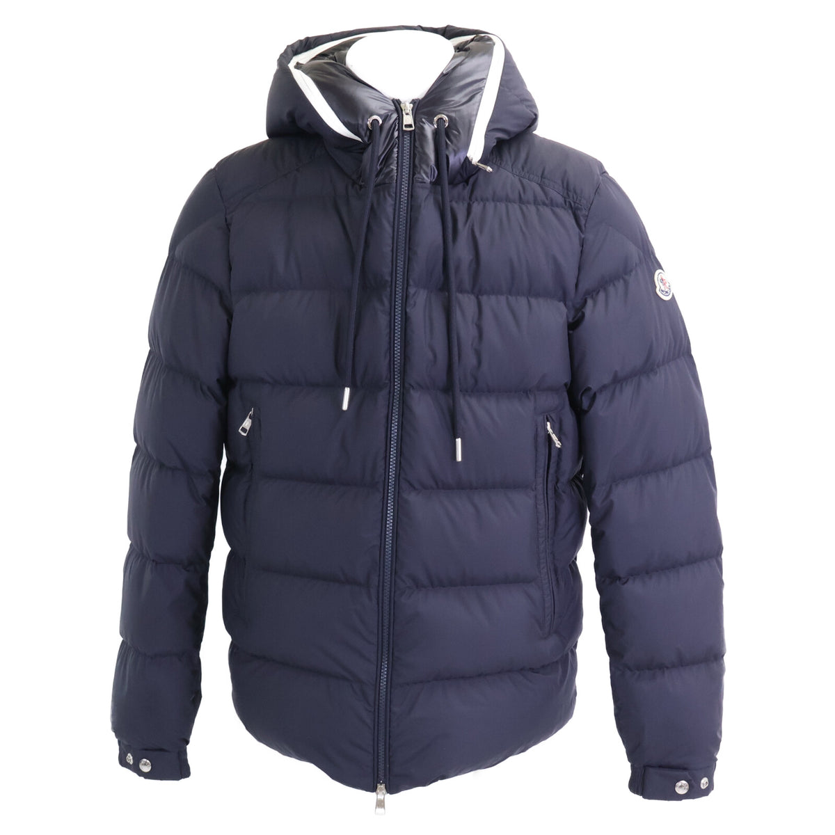 MONCLER CARDERE GIUBBOTTO '23 Hooded Jacket Navy Size 3