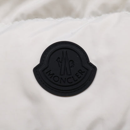 MONCLER VALMASQUE Hooded Down Vest Light Gray Size 3