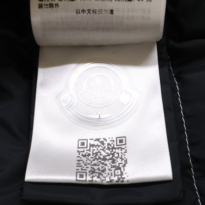 MONCLER VALMASQUE Hooded Down Vest Light Gray Size 3