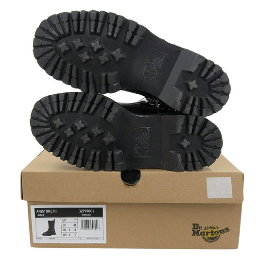 Dr.Martens ANISTONE HI Rigger Boots Black Size 7(UK)