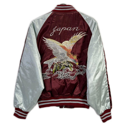 Hoshihime Wave Hawk Embroidered Jacket Red/White Size F
