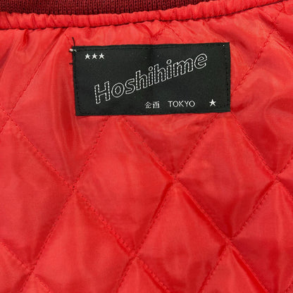 Hoshihime Wave Hawk Embroidered Jacket Red/White Size F