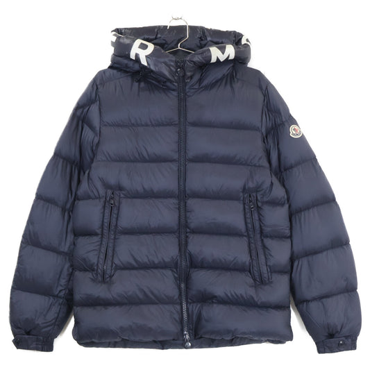 MONCLER Salzman Hooded Down Jacket Navy Size 1