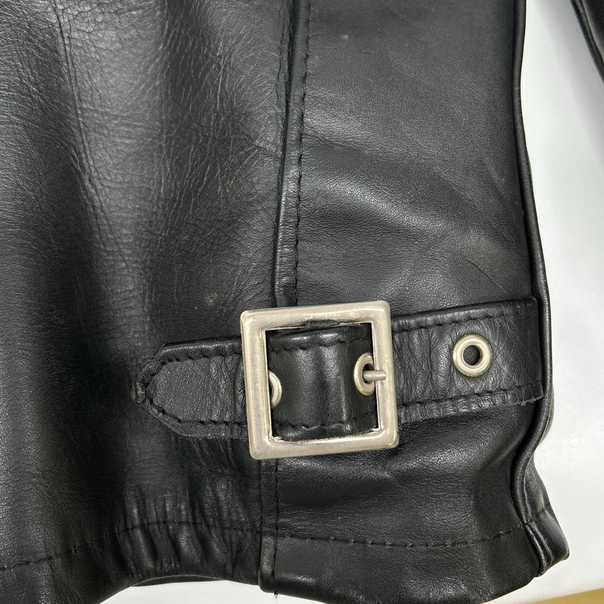 Schott 641 Fur Liner Single Rider Jacket Black Size 34