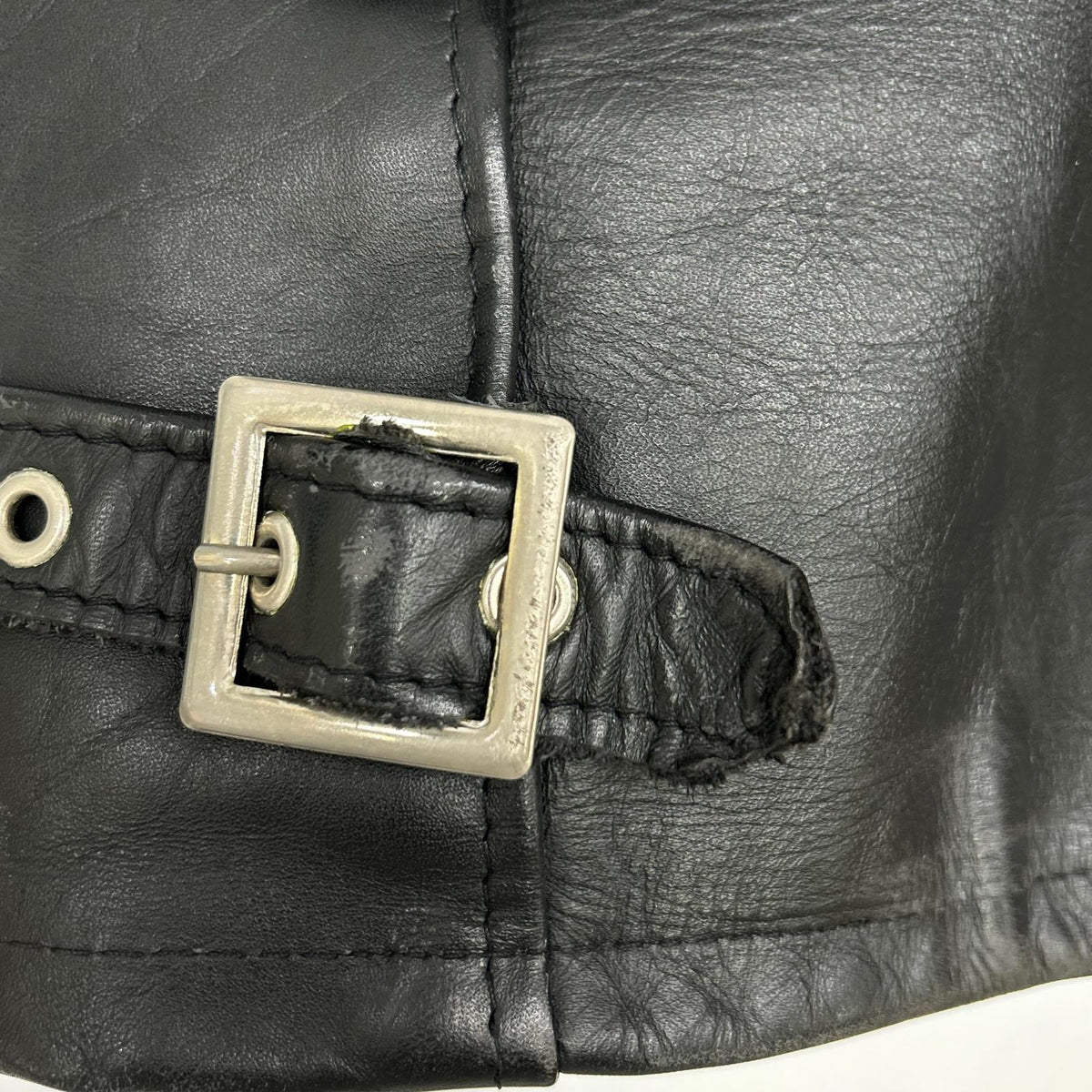 Schott 641 Fur Liner Single Rider Jacket Black Size 34