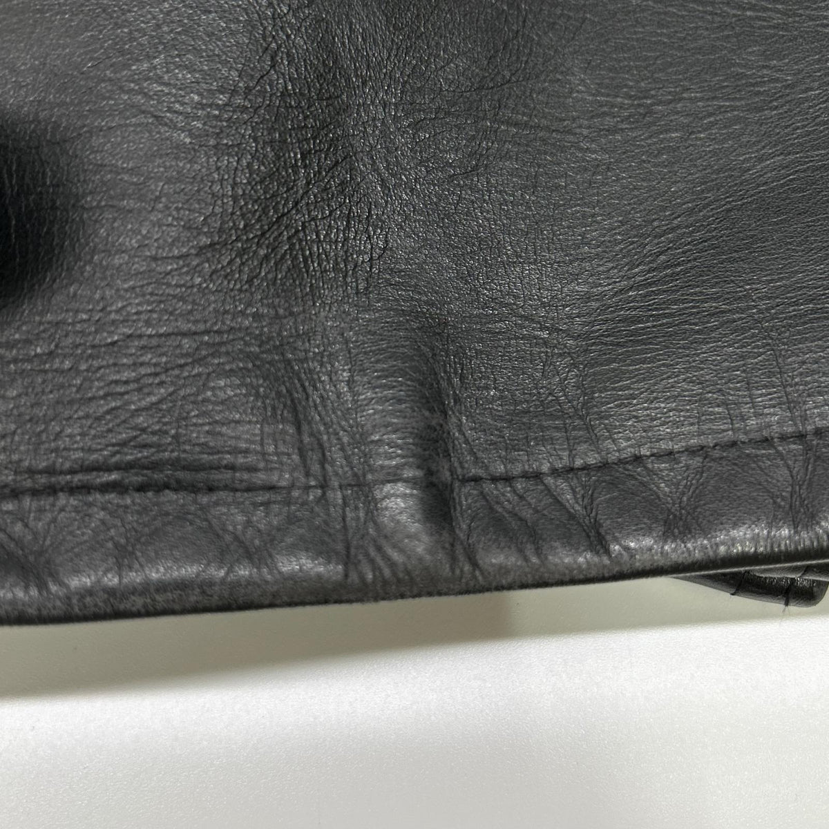 Schott 641 Fur Liner Single Rider Jacket Black Size 34