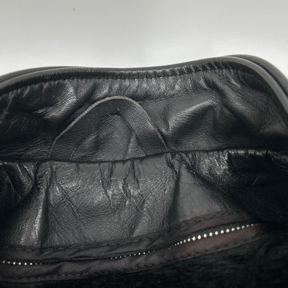 Schott 641 Fur Liner Single Rider Jacket Black Size 34