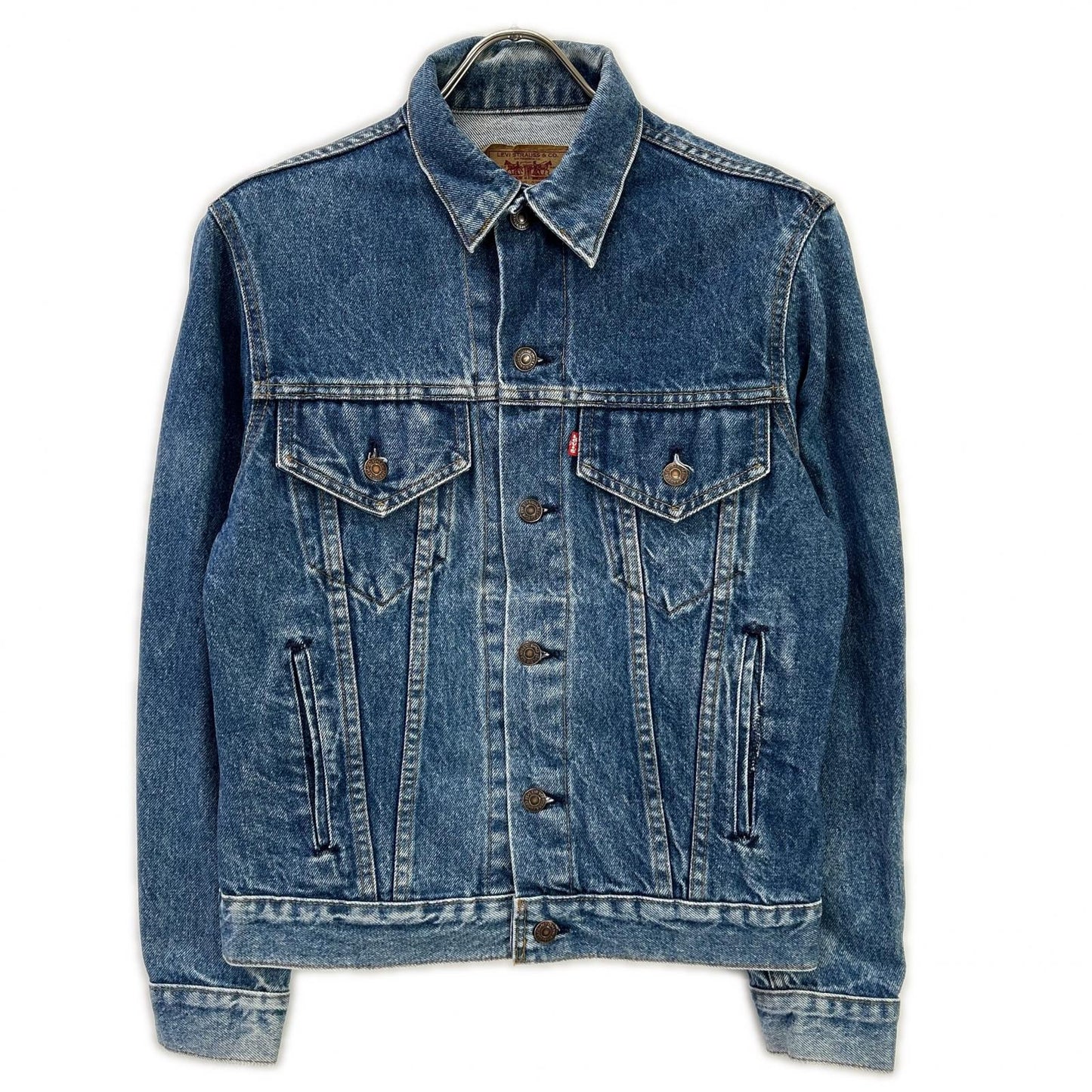 LEVI'S 80s 70505-0216 4th USA Denim Trucker Jacket Size 36