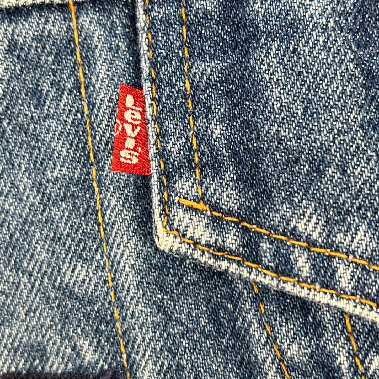 LEVI'S 80s 70505-0216 4th USA Denim Trucker Jacket Size 36