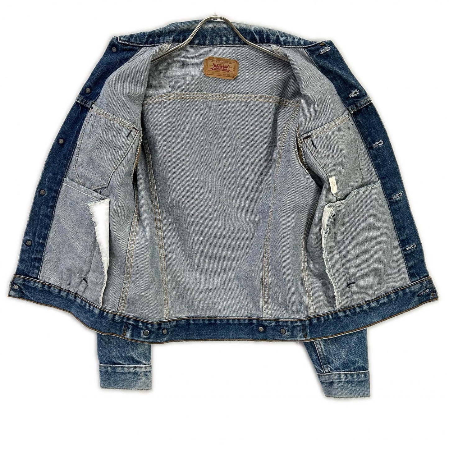 LEVI'S 80s 70505-0216 4th USA Denim Trucker Jacket Size 36