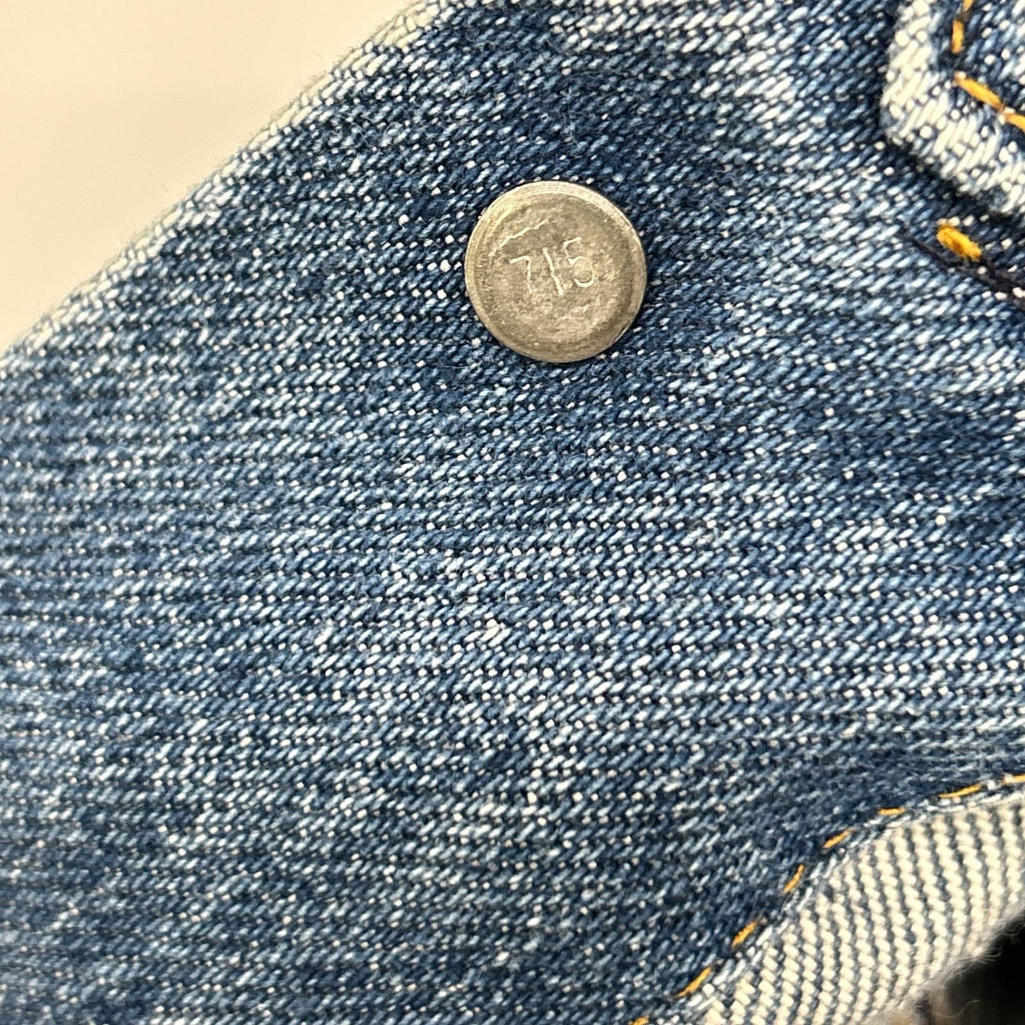 LEVI'S 80s 70505-0216 4th USA Denim Trucker Jacket Size 36