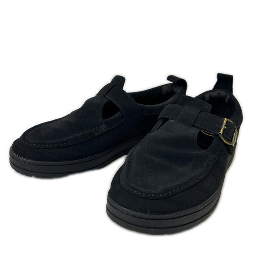 Lacoste UMPIRE Metal Buckle Strap Suede Sneakers Size 26