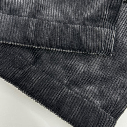 FUMIYA HIRANO 23AW Gray Corduroy Side Belt Slacks Size 36
