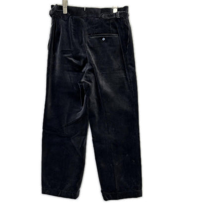 FUMIYA HIRANO 23AW Gray Corduroy Side Belt Slacks Size 36