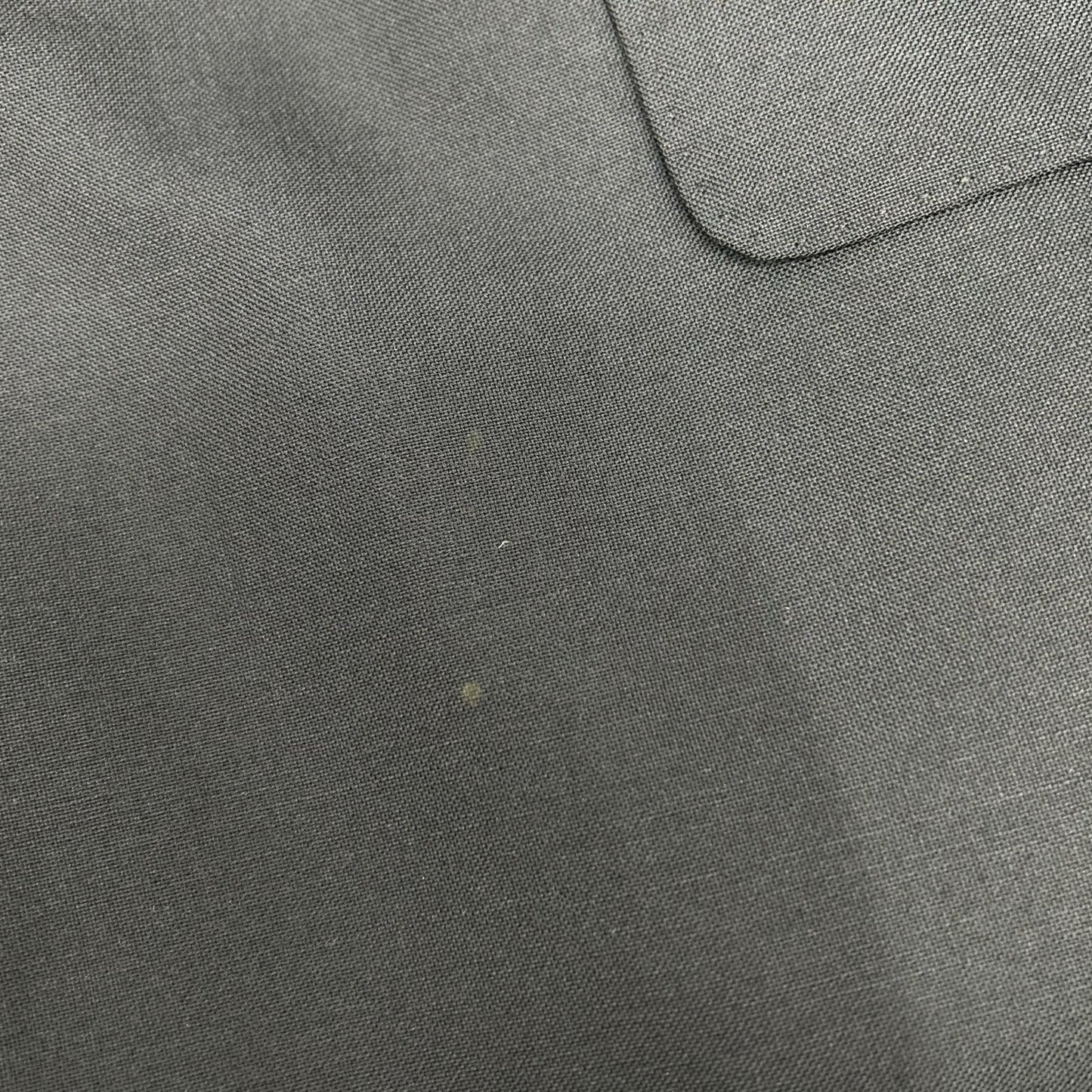Burberry's Navy Gold Button Wool Tailored Blazer