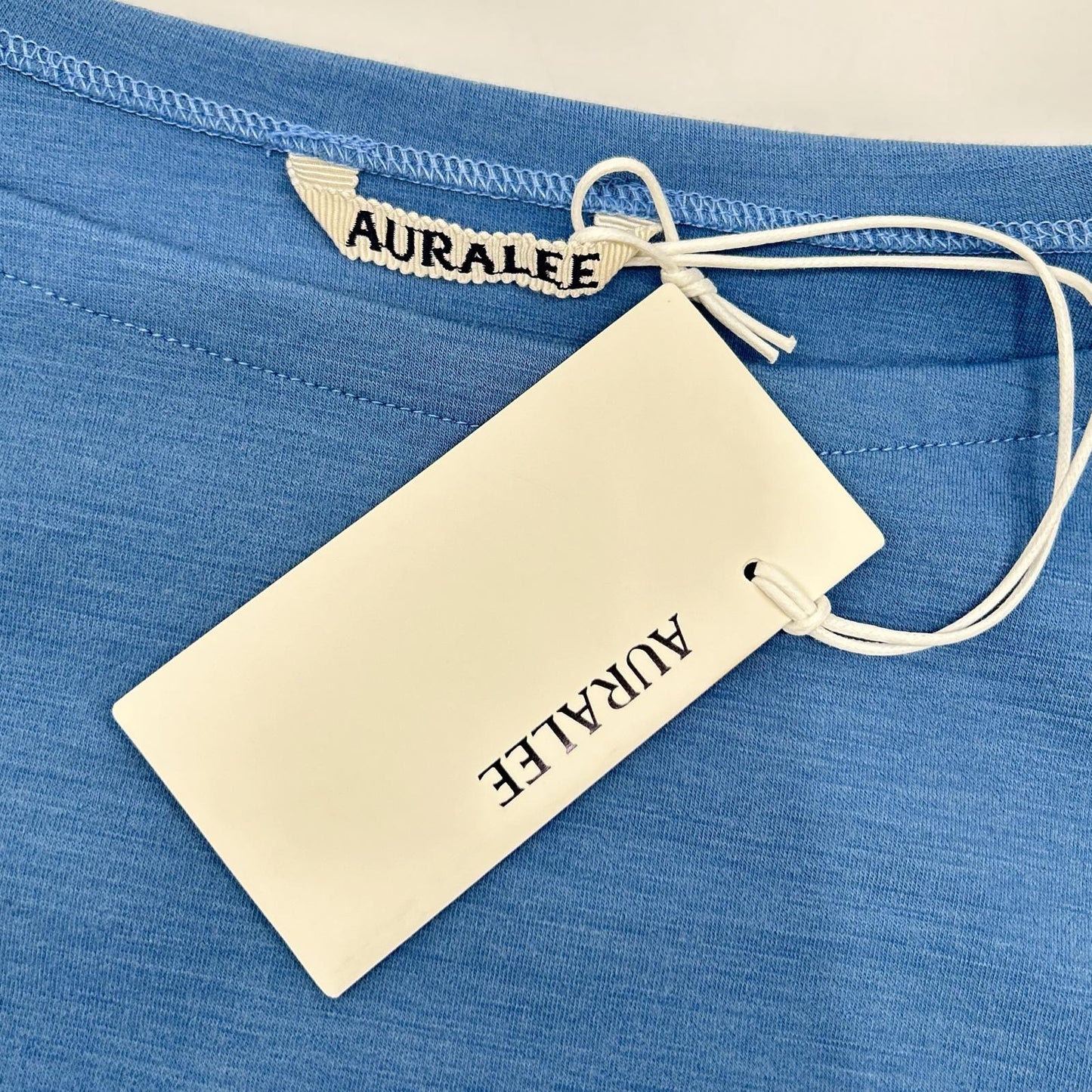 AURALEE A26SP01VD Double Jersey Boat Neck Pullover Size 3