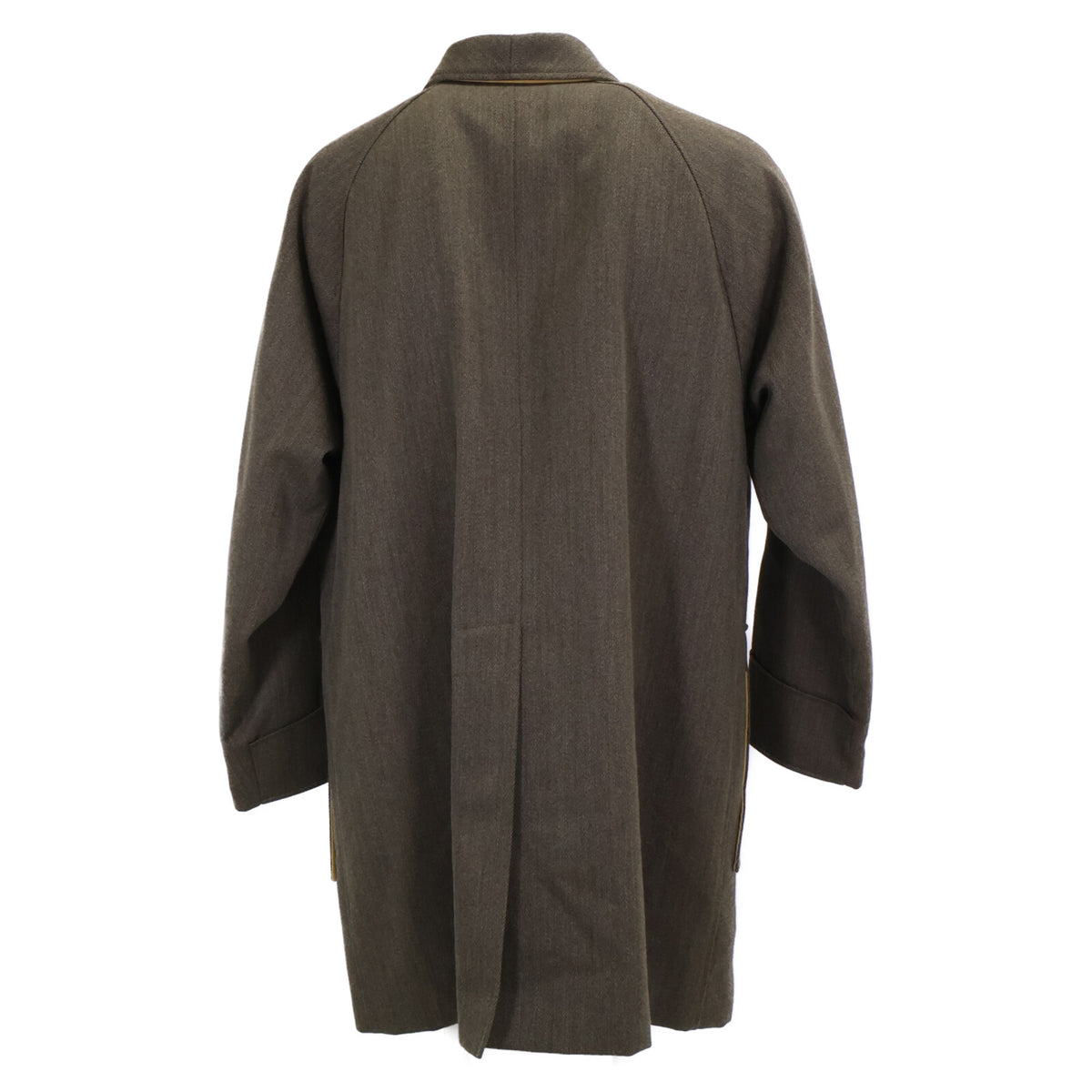 ARNYS Quilted Lining Cashmere Blend Balmacaan Coat Size 48