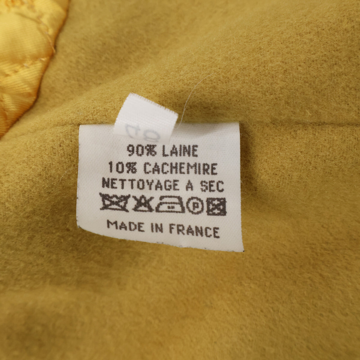 ARNYS Quilted Lining Cashmere Blend Balmacaan Coat Size 48