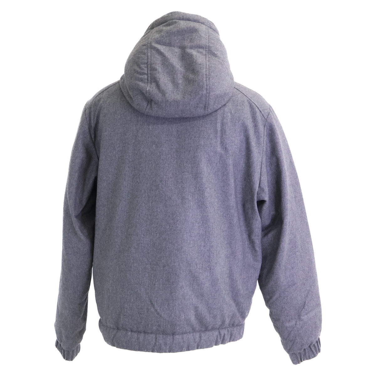 MONCLER TORRANI '24 Cashmere Blend Hooded Jacket Gray Size 4