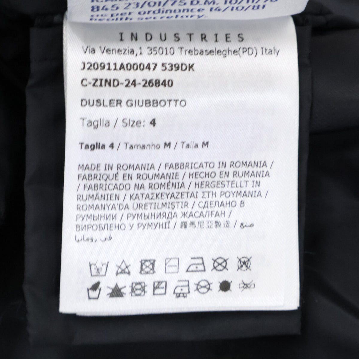 MONCLER DUSLER '24 Hooded Nylon Down Jacket Black Size 4