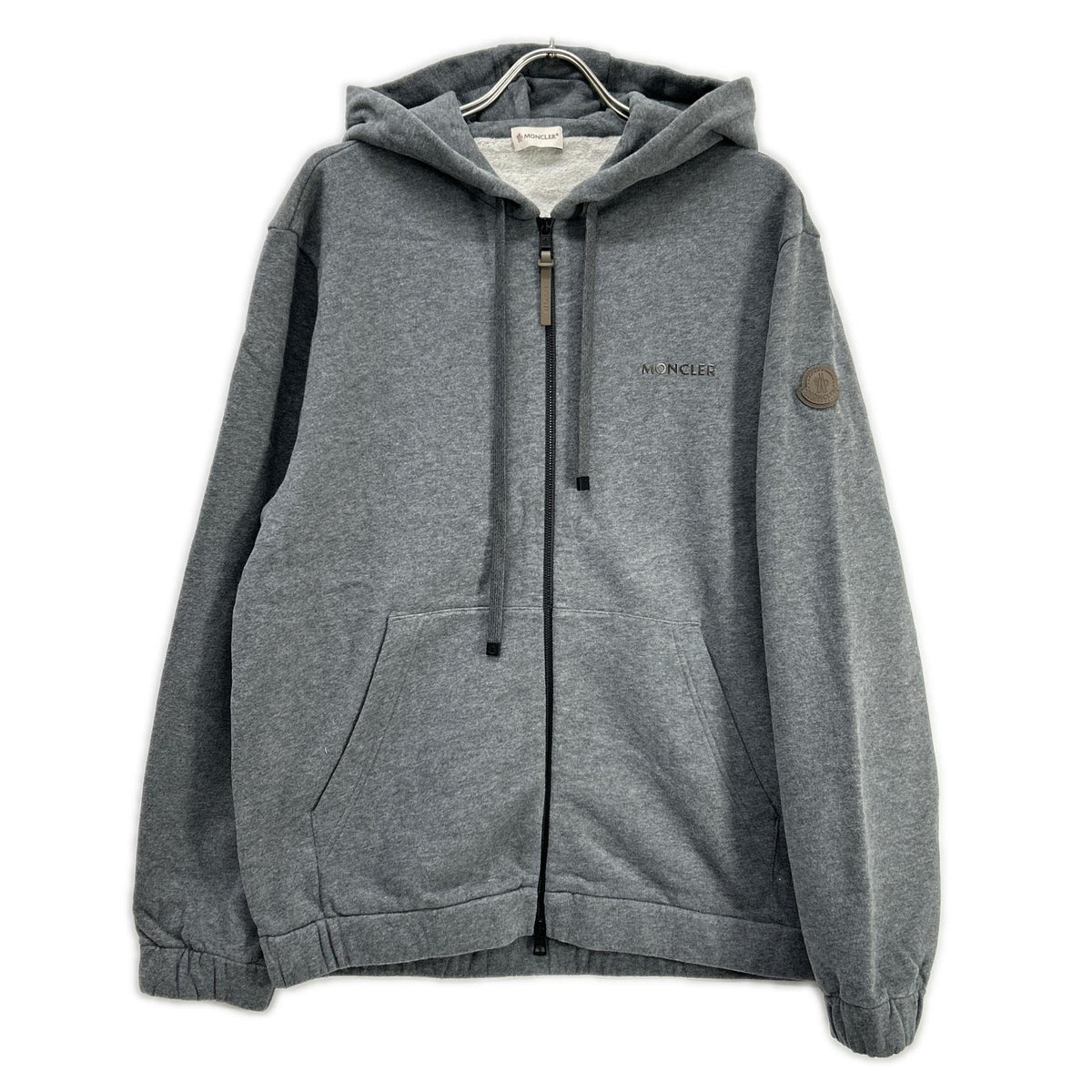 MONCLER FELPA APERTA CON CAPPUCCIO Zip-Up Hoodie Size L