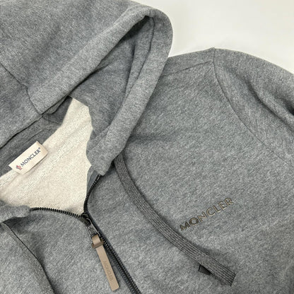 MONCLER FELPA APERTA CON CAPPUCCIO Zip-Up Hoodie Size L