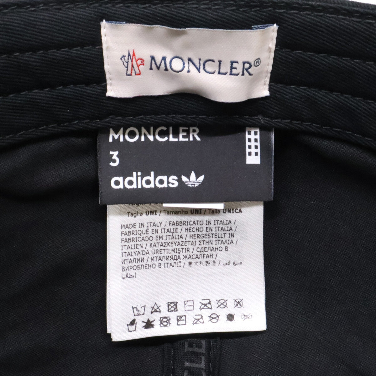 MONCLER x adidas I209S3B00001 Logo Cap Size ONE SIZE