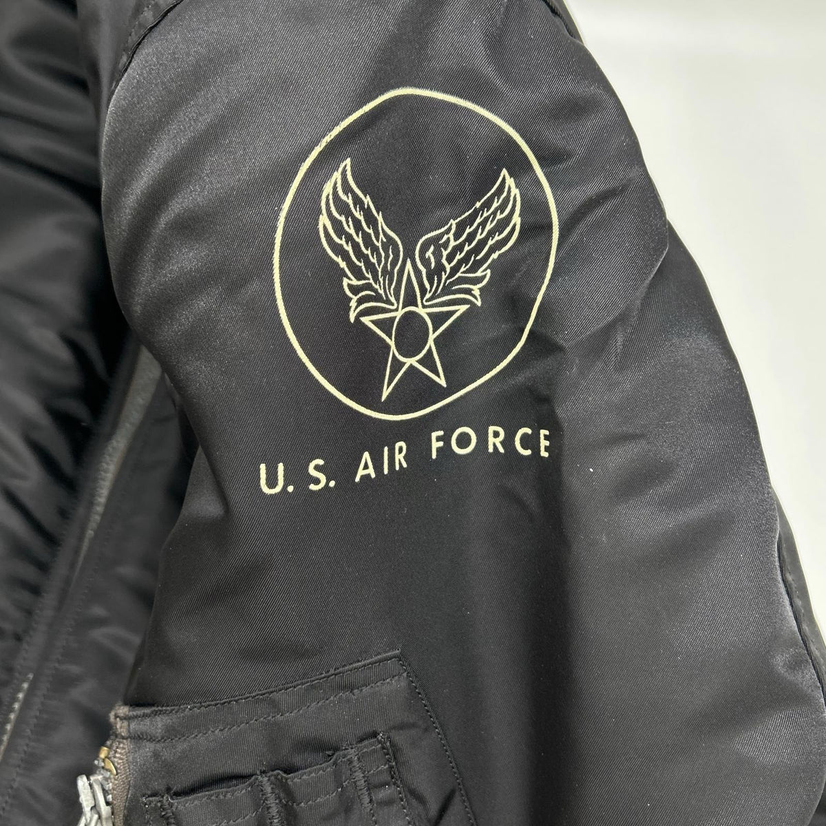 BUZZ RICKSON'S William Gibson MA-1 Jacket Black Size 40