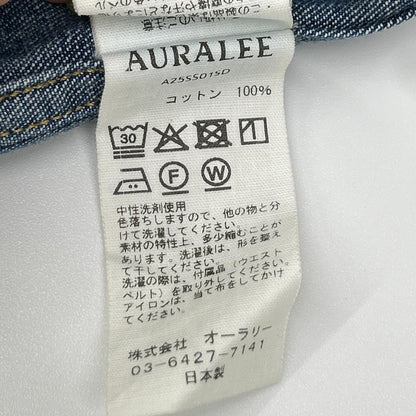AURALEE 25SS Indigo Selvedge Light Oz Denim Size 4