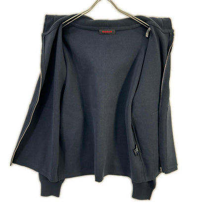 CABaN Cotton Cashmere Zip Hoodie Navy Size M