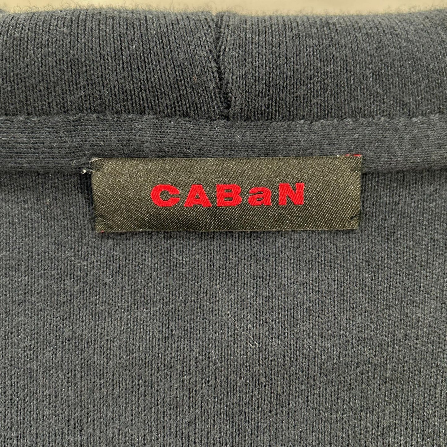 CABaN Cotton Cashmere Zip Hoodie Navy Size M