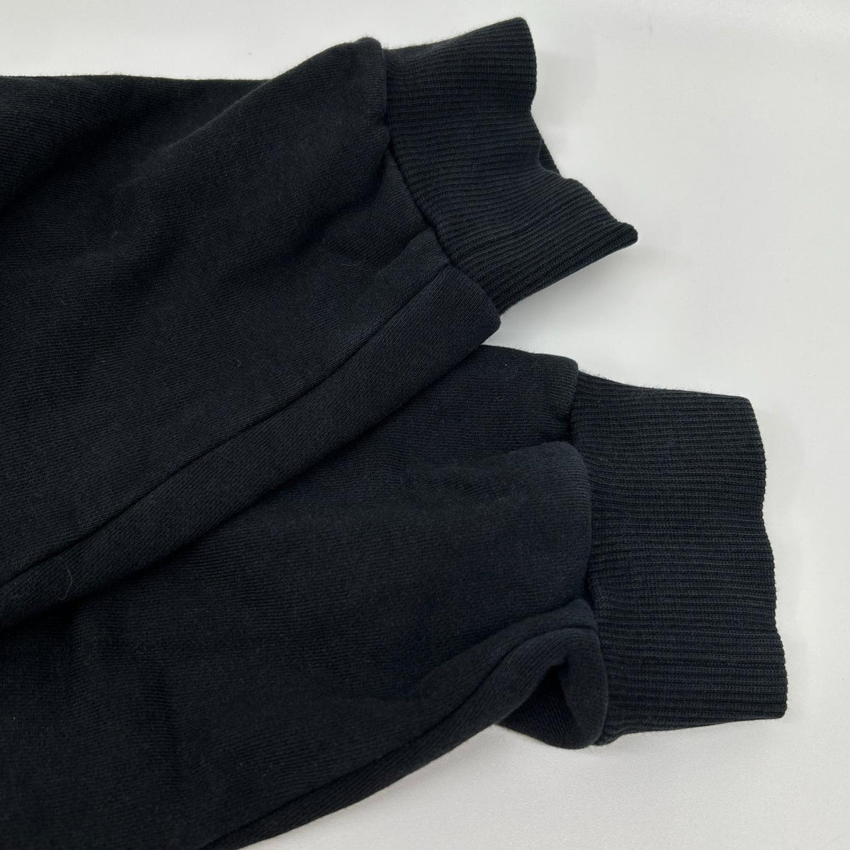 CELINE Black Cotton Fleece Loose Hoodie Size L