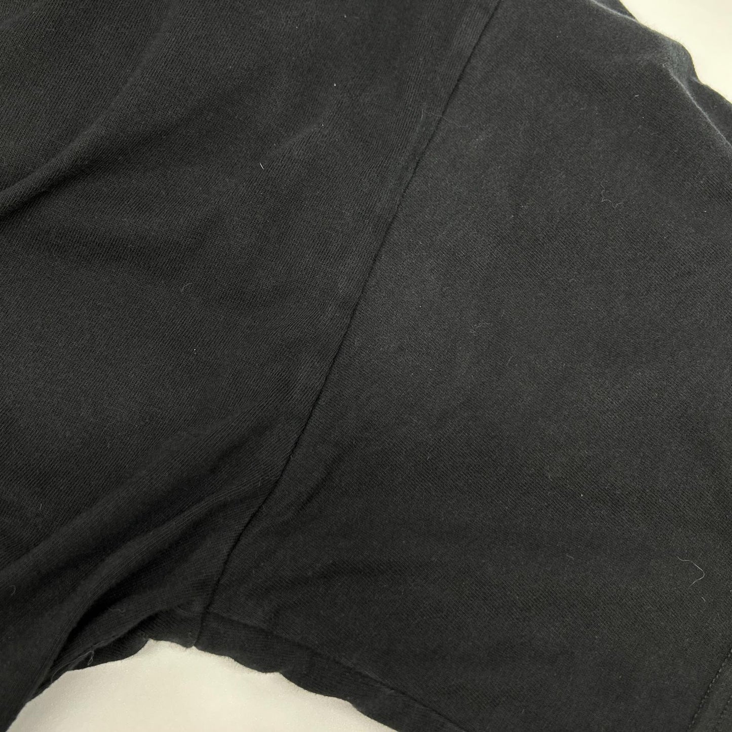 BALENCIAGA Graphic Logo Layered Pullover Hoodie Black Size M