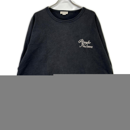 ALEXANDER McQUEEN Black Back Logo Sleeve T-Shirt Size XL