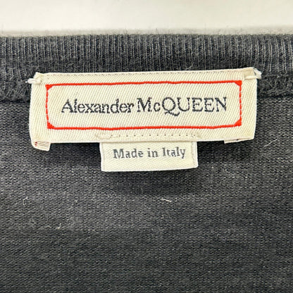 ALEXANDER McQUEEN Black Back Logo Sleeve T-Shirt Size XL