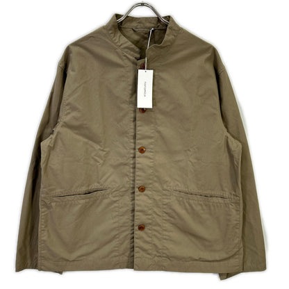 nanamica S25SA106 Cotton Band Collar Jacket Taupe Size S