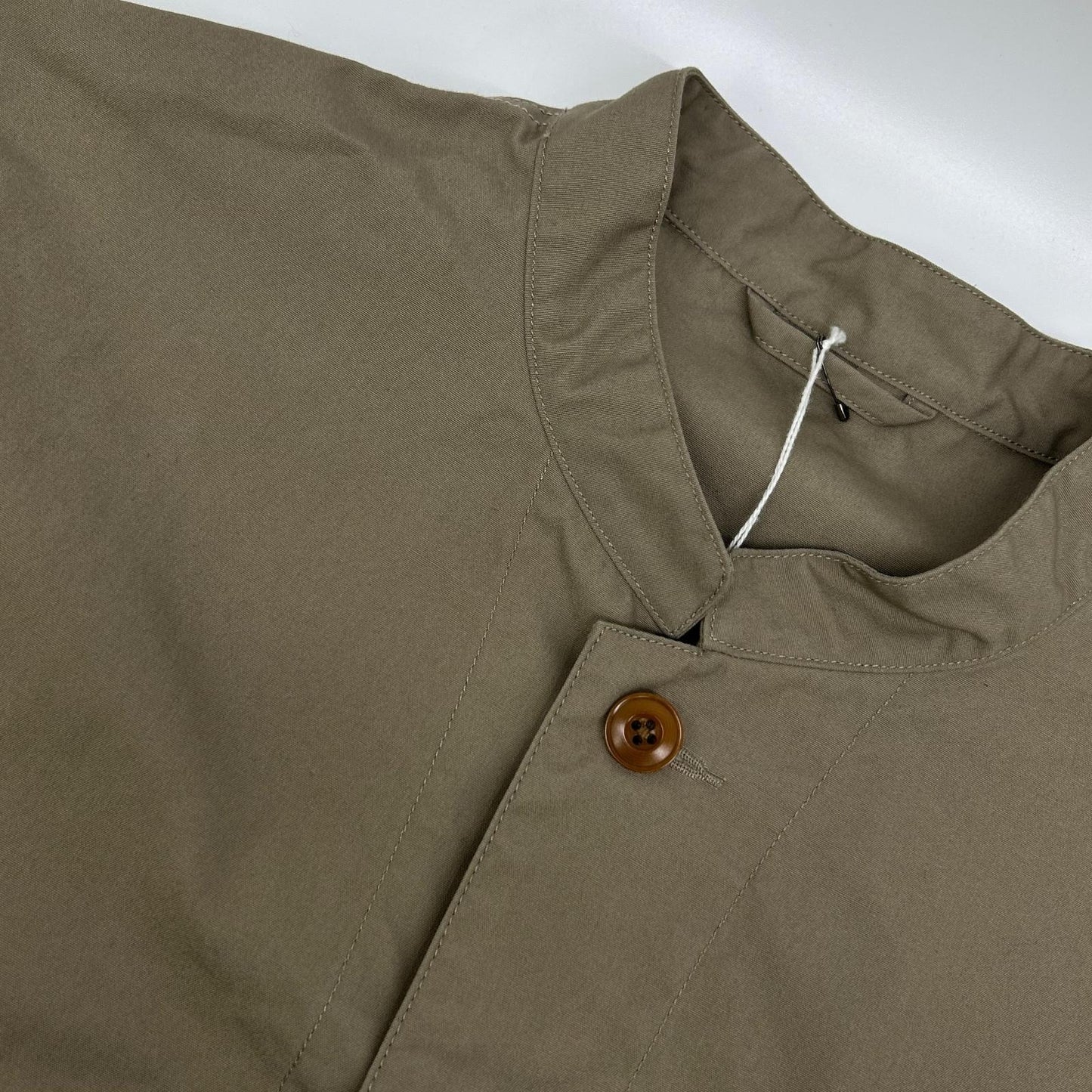 nanamica S25SA106 Cotton Band Collar Jacket Taupe Size S